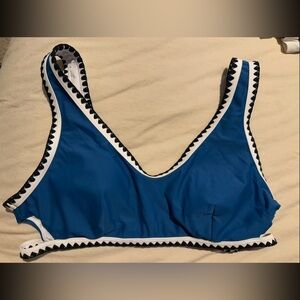 SHEIN Blue and White Bikini Top & Bottom